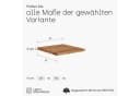 LAMO Manufaktur Esstischplatte Massivholz Rustikal 40mm Bild 5