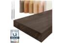 LAMO Manufaktur Wandregal Schwarz Massivholz Rustikal Bild 2
