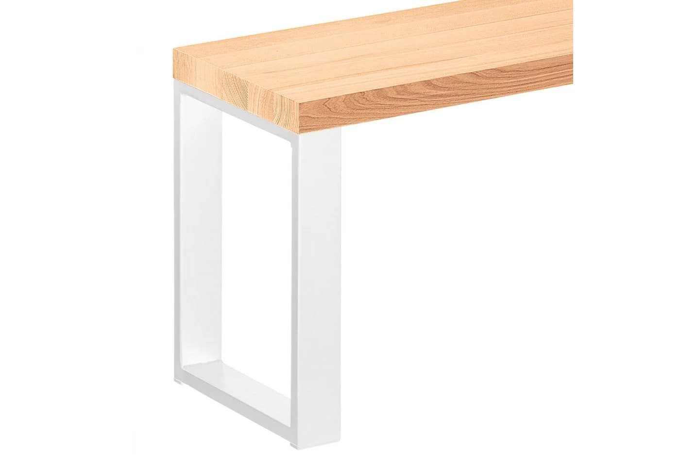LAMO Manufaktur Sitzbank LSB 3-Teilig Massivholz Stahlbeine - Bild 2
