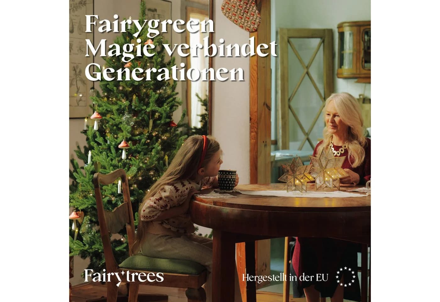 Fairytrees Künstlicher Weihnachtsbaum FT32 Bayerische Tanne Premium