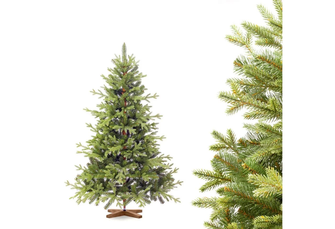 Fairytrees Künstlicher Weihnachtsbaum FT32 Bayerische Tanne Premium - Bild 2