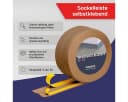 HOLZBRINK Sockelleiste selbstklebend PVC 32x23mm, 1m Rolle, Küchenleiste Abschlussleiste für Badezimmer Farbe: Eiche hell Bild 3