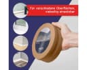HOLZBRINK Sockelleiste selbstklebend PVC 32x23mm, 1m Rolle, Küchenleiste Abschlussleiste für Badezimmer Farbe: Eiche hell Bild 4