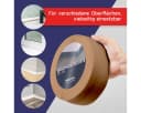 HOLZBRINK Sockelleiste selbstklebend PVC 50x20mm 1m Rolle Küchenleiste Abschlussleiste für Badezimmer Farbe: Eiche hell Bild 3