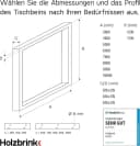 Designer Tischbein aus Industriestahl Bild 1