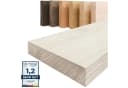 LAMO Manufaktur Pure Wandregal 40 cm Massivholz Weiß Bild 2