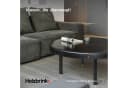 HOLZBRINK Tischbeine Anthrazit 43 cm Metall Ø42,4 mm 4 Stk. Bild 3