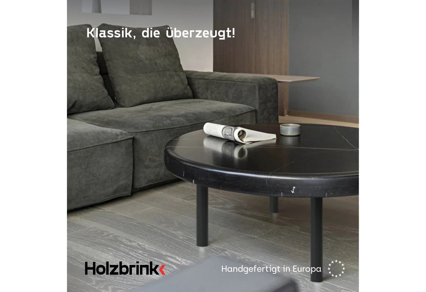 HOLZBRINK Tischbeine Anthrazit 43 cm Metall Ø42,4 mm 4 Stk. - Bild 3