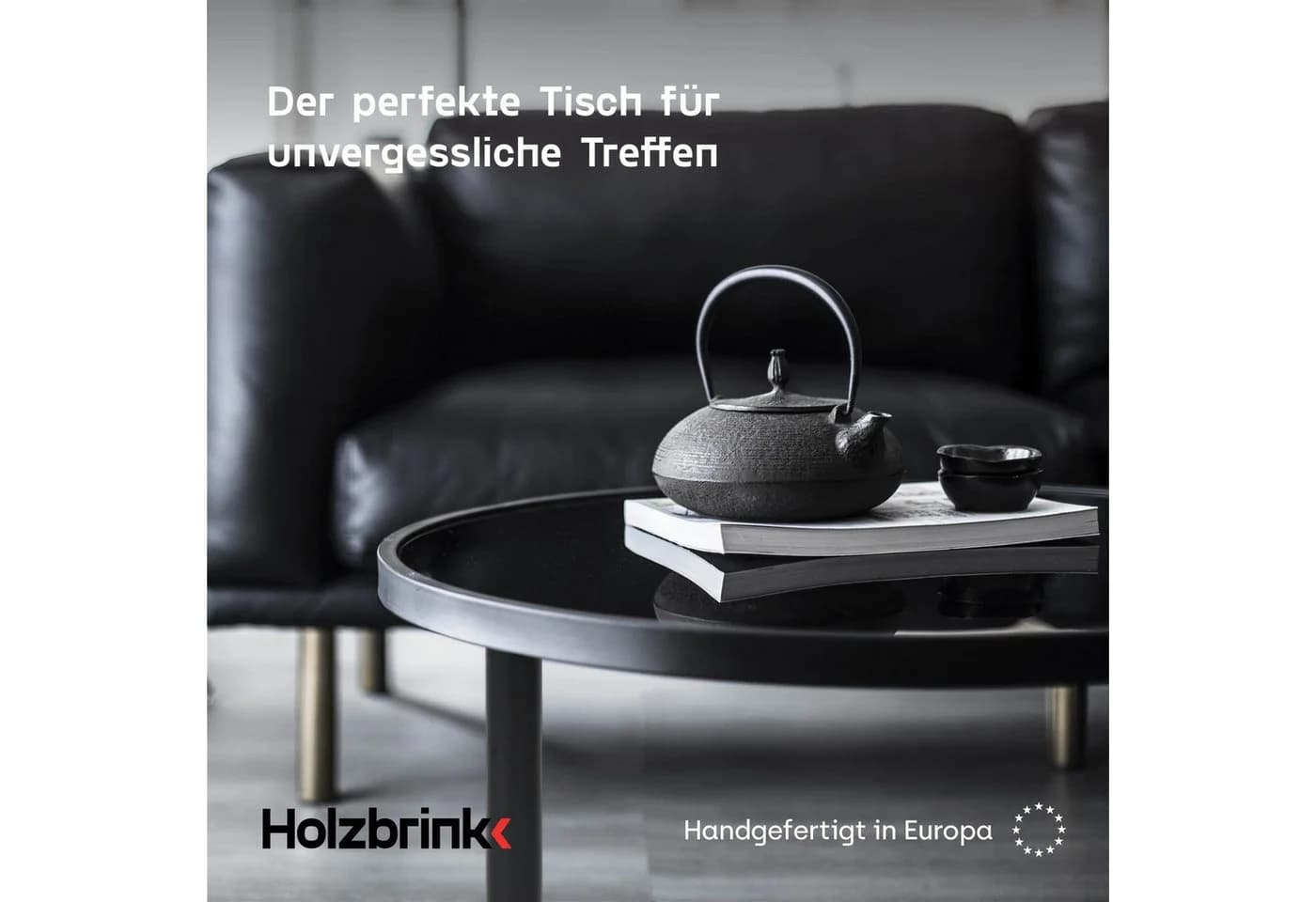 HOLZBRINK Tischbeine Anthrazit 43 cm Metall Ø42,4 mm 4 Stk. - Bild 4