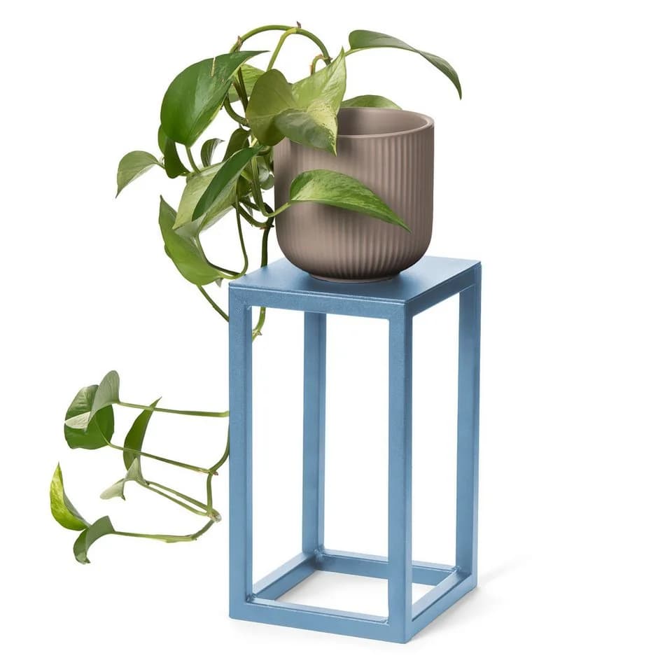 LAMO Manufaktur Blumenständer Blau Metall 28 cm - Bild 2