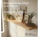 LAMO Manufaktur Wandregalhalter Unsichtbar Schwerlastwinkel 10cm 3 St. Schwarz Metallwinkel 90 Grad Bild 3