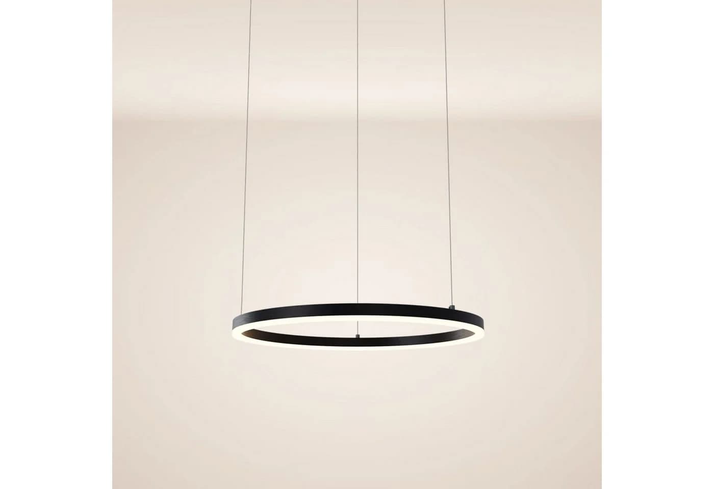 s.luce Pendelleuchte LED Ring 60 Schwarz - Bild 2