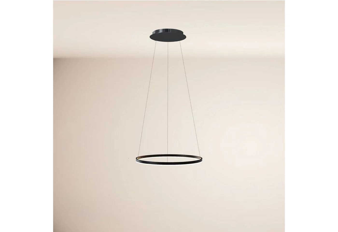 s.luce Pendelleuchte LED Ring 60 Schwarz - Bild 3
