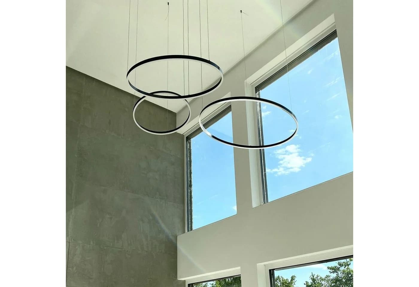 s.luce Pendelleuchte LED Ring 60 Schwarz - Bild 4