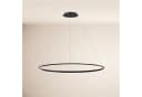 s.luce Ring Pendelleuchte LED 150cm Aluminium gebürstet Bild 3