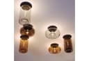 s.luce Cruet Wand- und Deckenleuchte Up & Low Amber Schwarz Bild 1