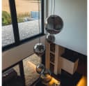 s.luce Pendelleuchte Orb 5-flammig Modular Goldverlauf Schwarz Bild 4