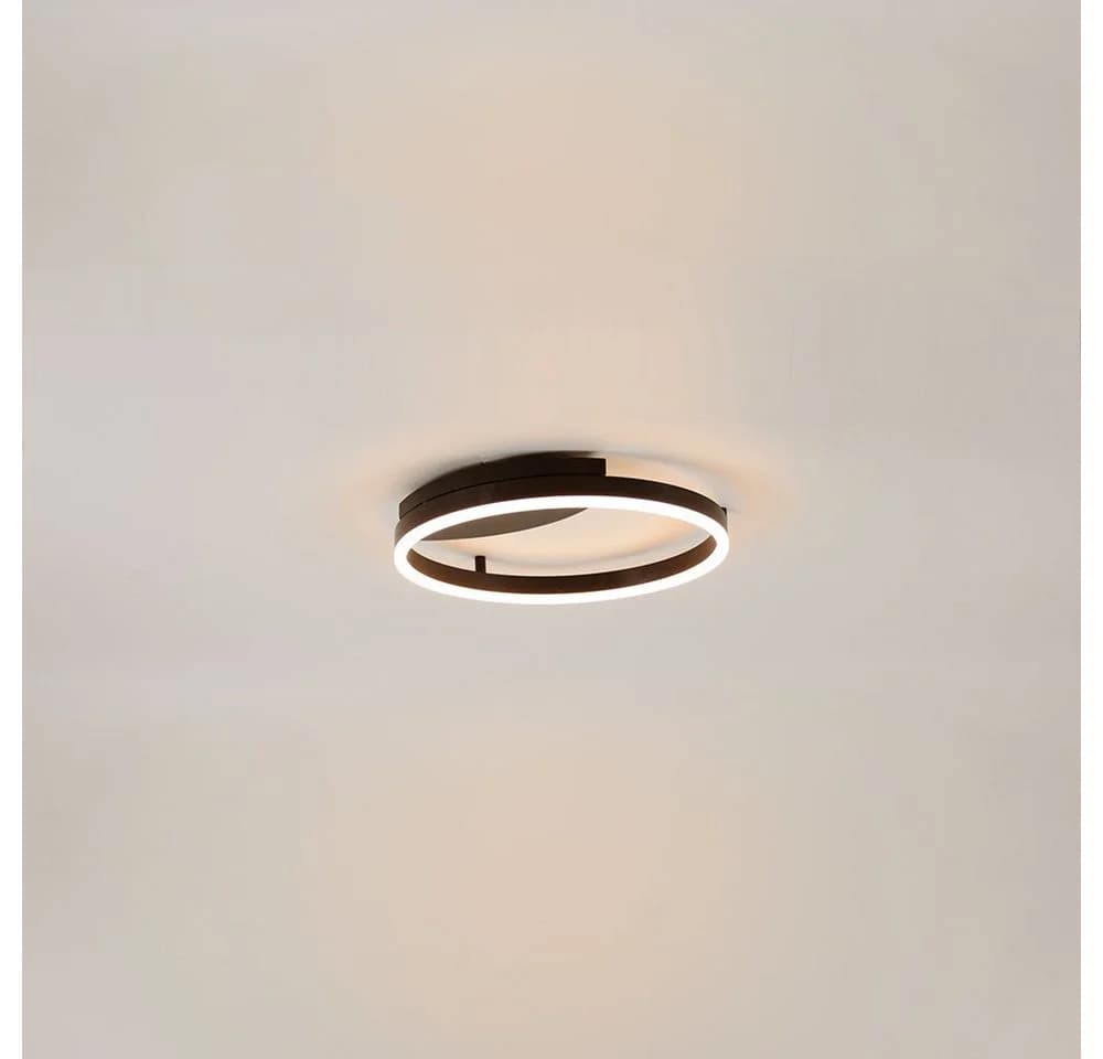 s.luce LED Deckenleuchte Ring Schwarz Dimmbar Modern - Bild 2