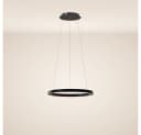 s.luce LED Ring Pendelleuchte Schwarz Dimmbar Aluminium Bild 2