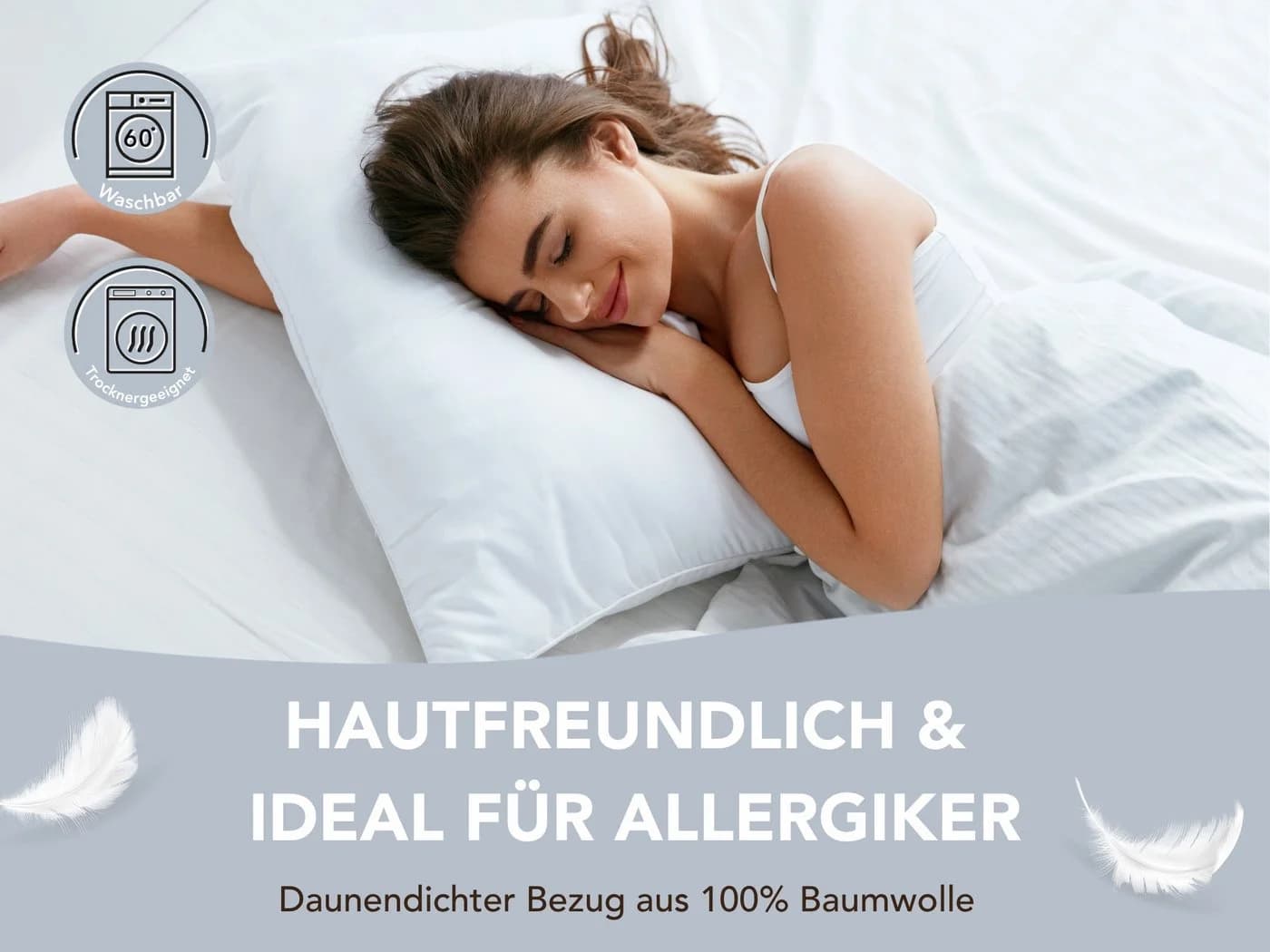 XDREAM Daunenbettdecke Nature 135x200 cm Daunenbettdecke - Bild 5