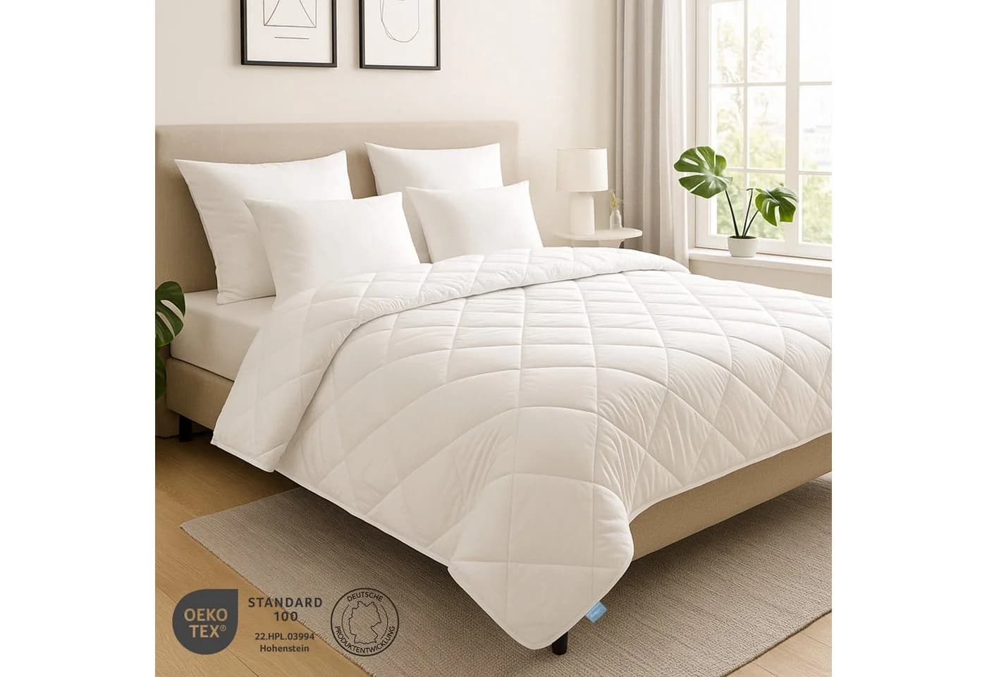 XDREAM Microfaserbettdecke Pure 4-Jahreszeiten 135x200 cm - Bild 2