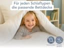 XDREAM Microfaserbettdecke Pure Weiß 4-Jahreszeiten Bild 3