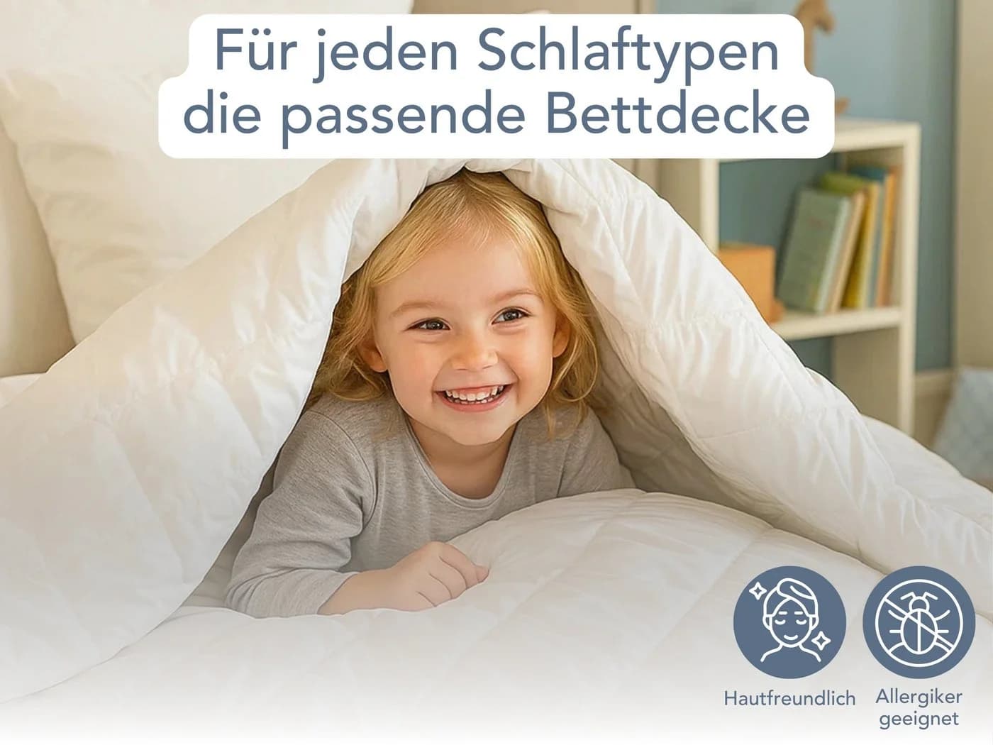 XDREAM Microfaserbettdecke Pure Weiß 4-Jahreszeiten - Bild 3