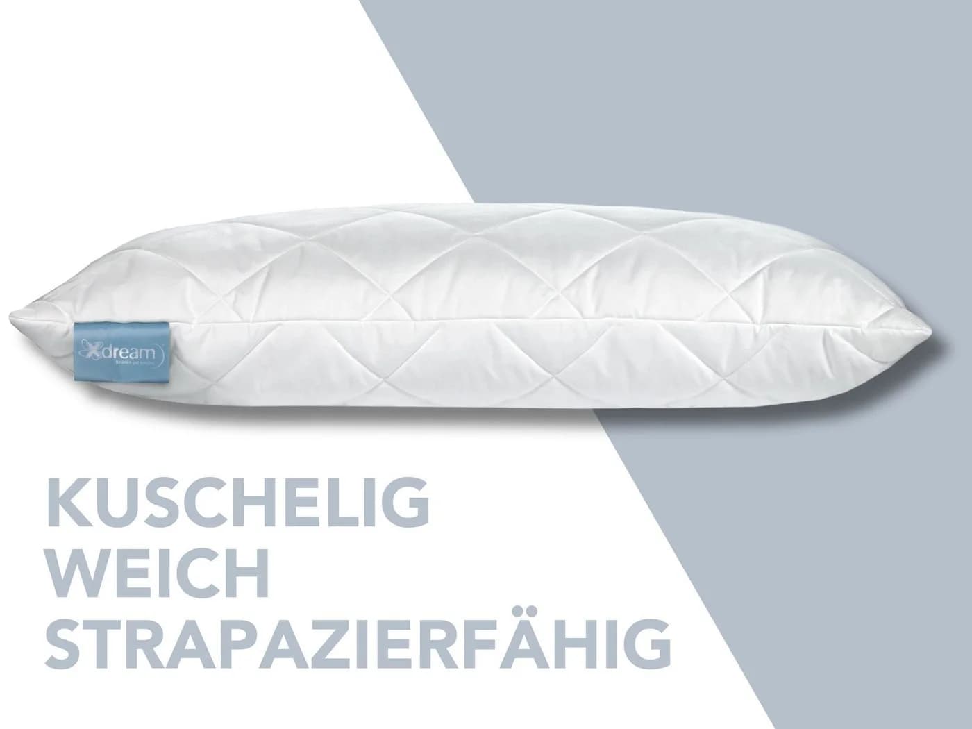 XDREAM Microfaserkissen Pure mit Reißverschluss waschbar - Bild 3
