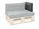 XDREAM Palettenkissen Set Grau Indoor Outdoor Europalette Bild 2