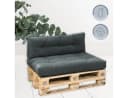 XDREAM Palettenkissen Set Grau Indoor Outdoor Europalette Bild 4