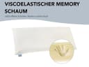 XDREAM Nackenstützkissen Memory Foam Weiß Ergonomisch Bild 3