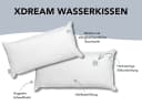 XDREAM Wasserkissen Kopfkissen mit individueller Stützwirkung und Baumwollbezug Bild 1