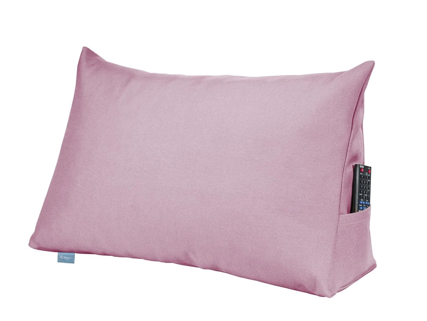 XDREAM Rückenkissen ergonomisches Keilkissen Rosa mit Seitenfach - Bild 2