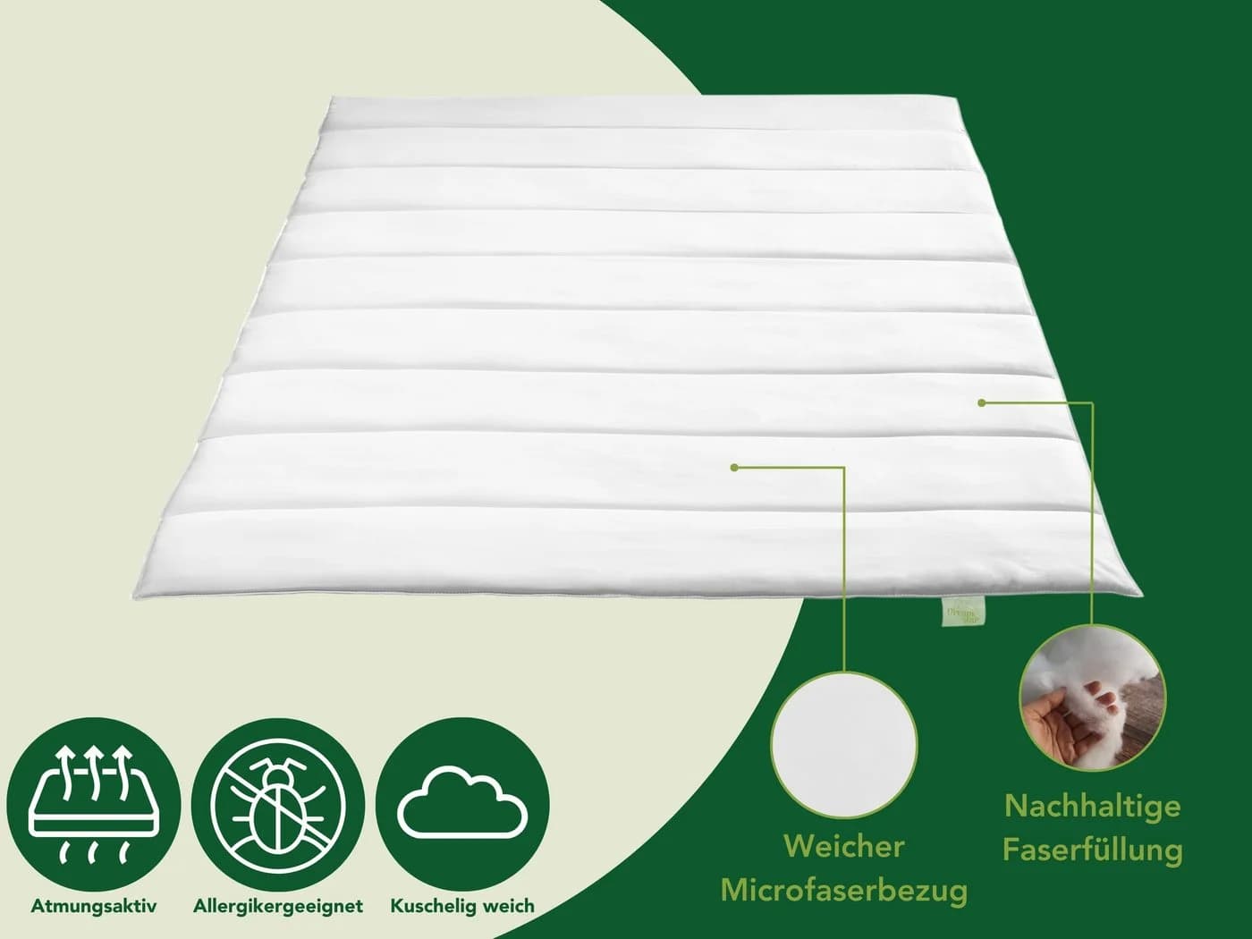 Dreamstar Microfaserbettdecke Eco 2er-Set 4-Jahreszeiten 135x200 cm - Bild 3