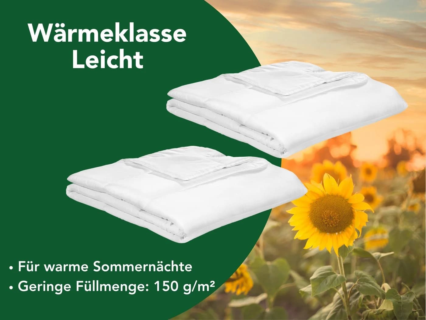 Dreamstar Microfaserbettdecke Eco 2er-Set 4-Jahreszeiten 135x200 cm - Bild 5