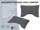 XDREAM Nackenstützkissen Visco Comfort Grau Ergonomisch Bild 1