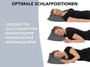 XDREAM Nackenstützkissen Visco Comfort Grau Ergonomisch Bild 4