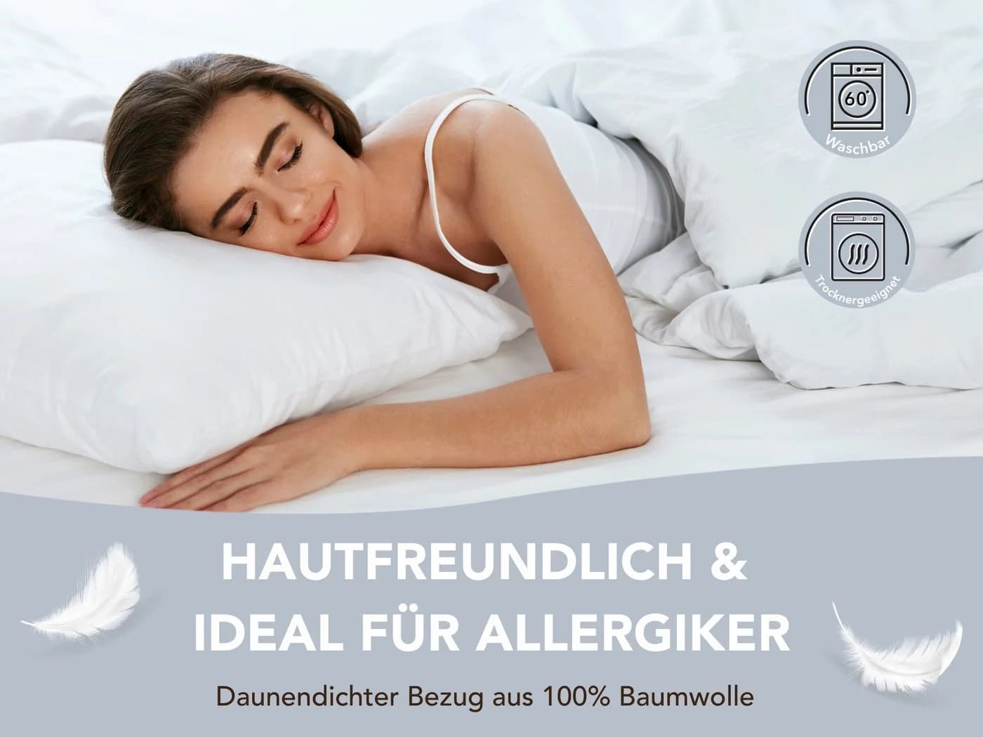 XDREAM Daunenkissen Premium 100% Daunen und Federn - Bild 3