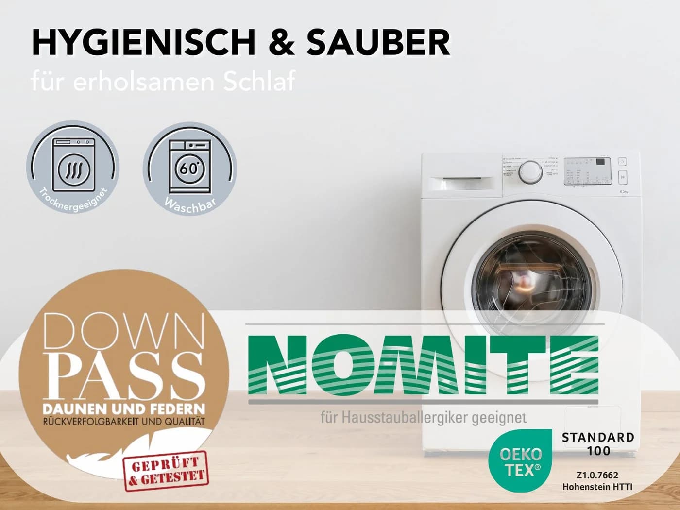XDREAM Daunenkissen Premium 100% Daunen und Federn - Bild 4