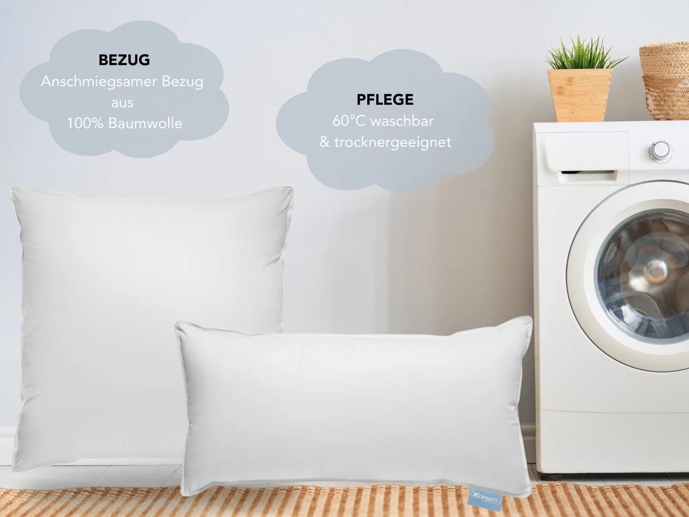 XDREAM Daunenkissen Premium 100% Daunen und Federn - Bild 5