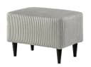 XDREAM Polsterhocker Modern Grau Komfortschaum Bild 2