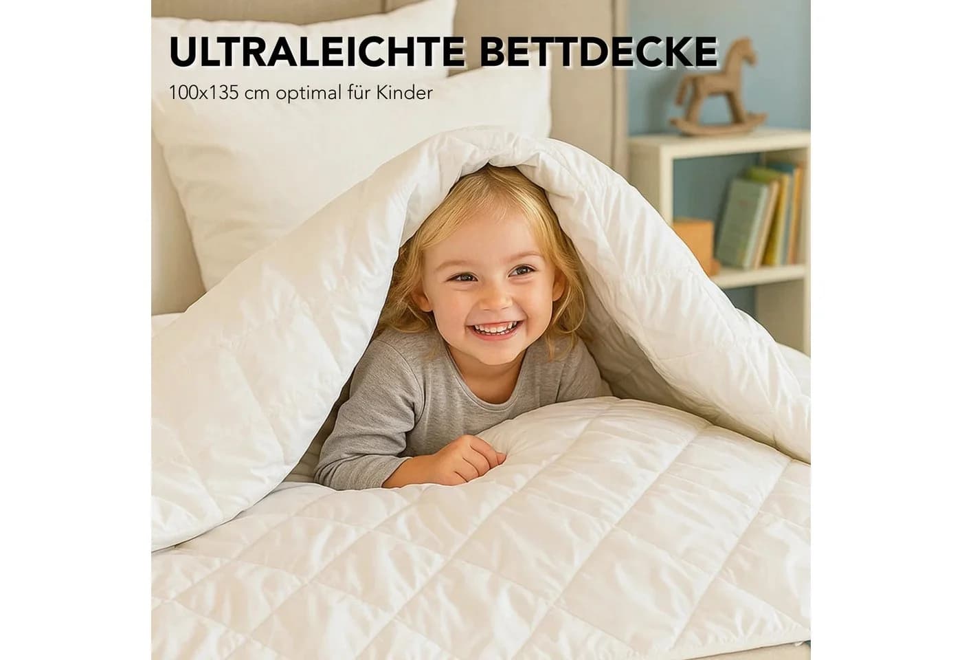 XDREAM Sommerbettdecke Pure Ultraleicht Kinderdecke Microfaser