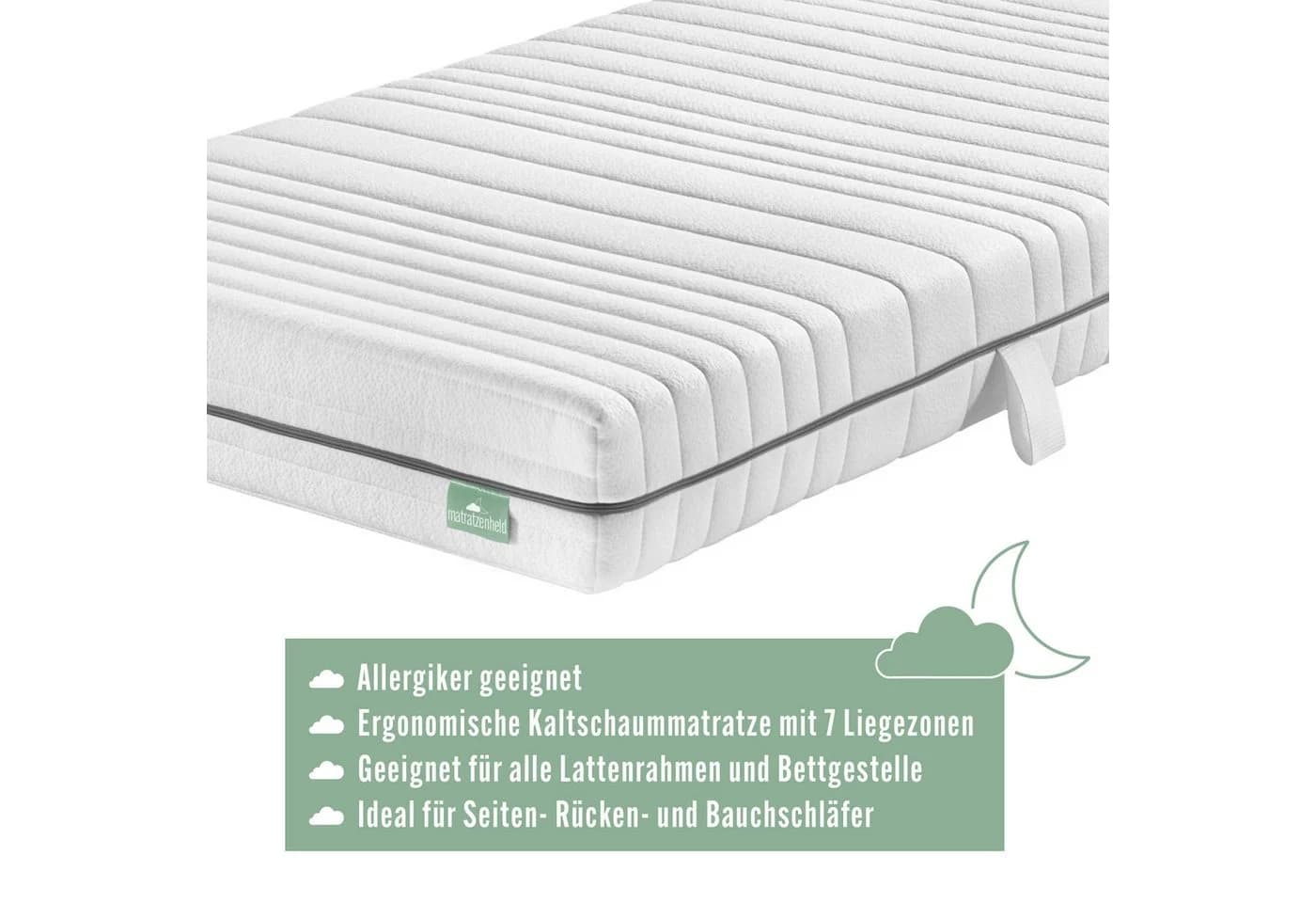 Kaltschaummatratze Wellness 7-Zonen Matratzenheld - Bild 5