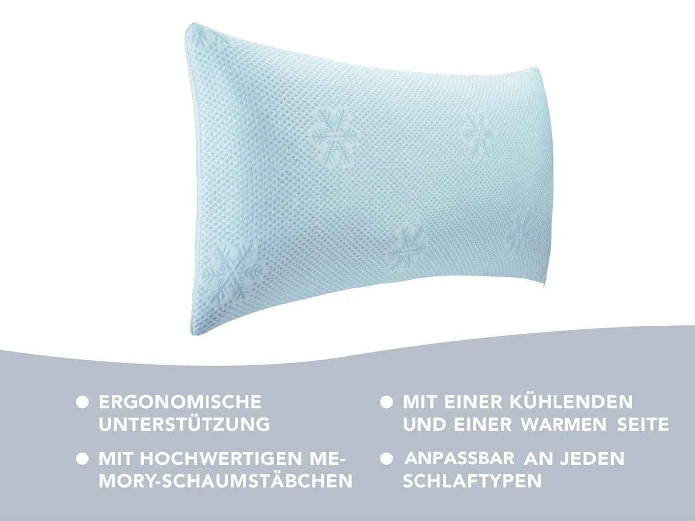 XDREAM Kopfkissen kühlend mit Memory-Füllung und abnehmbarem Bezug - Bild 4