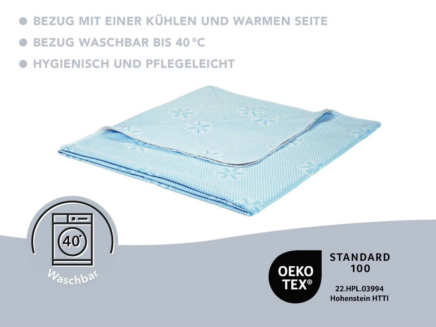 XDREAM Sommerbettdecke kühlend, atmungsaktiv, feuchtigkeitsabsorbierend - Bild 3