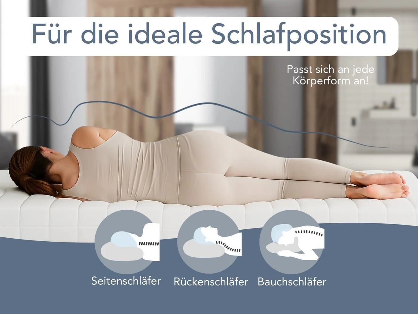 XDREAM Kaltschaummatratze Pure 11 cm Punktelastisch - Bild 4