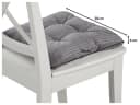 XDREAM Stuhlkissen Set Grau Robust Indoor Outdoor Bild 1