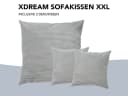 XDREAM Sofakissen-Set 3-tlg. Cord-Optik Modern Klassisch Bild 3