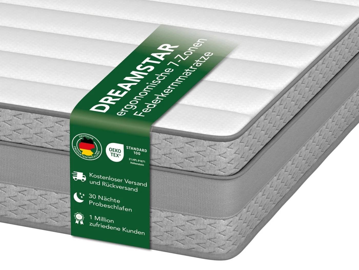 Dreamstar Taschenfederkernmatratze Comfort 7-Zonen-Federkernmatratze - Bild 2