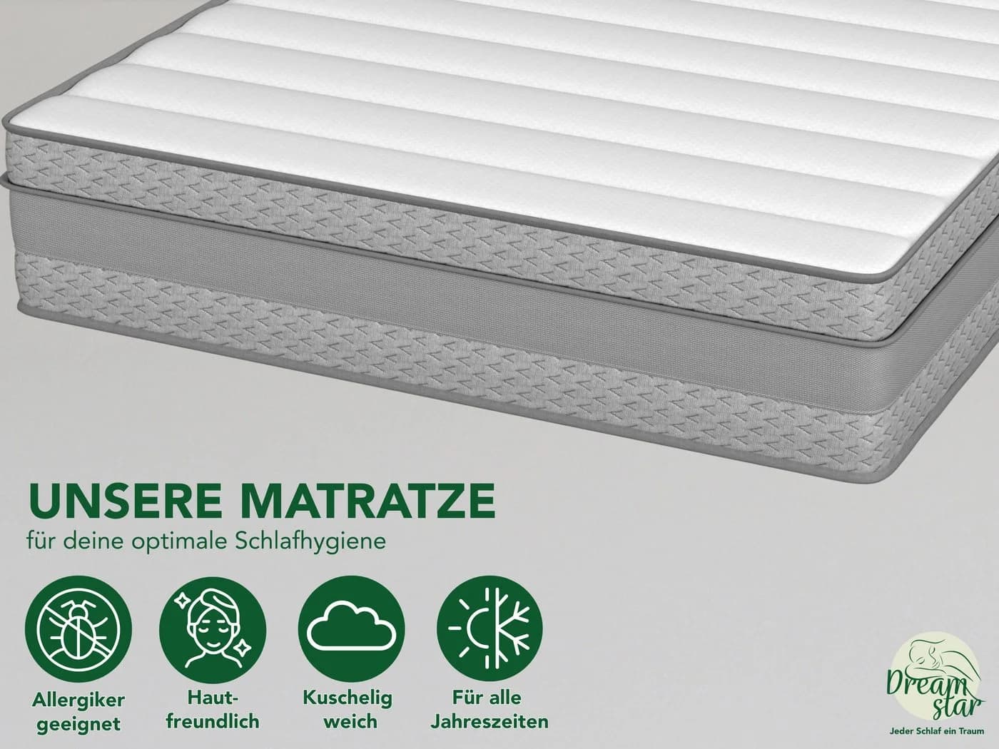 Dreamstar Taschenfederkernmatratze Comfort 7-Zonen-Federkernmatratze - Bild 4